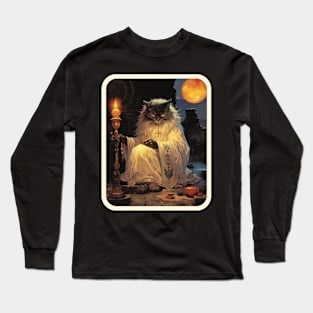 Vintage fantasy cat Long Sleeve T-Shirt